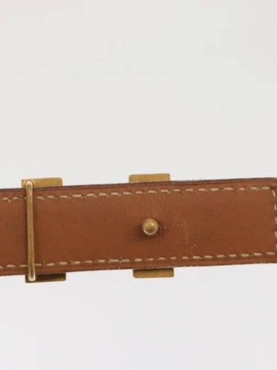 HERMES H Constance Reversible Belt Leather 33.1\